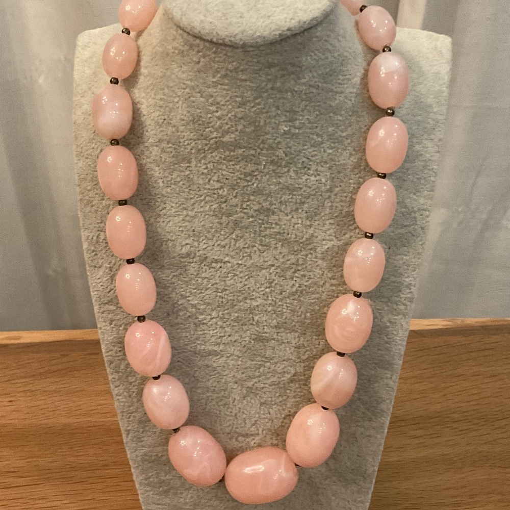 Cotton Candy 80’s Graduated Bead Necklace